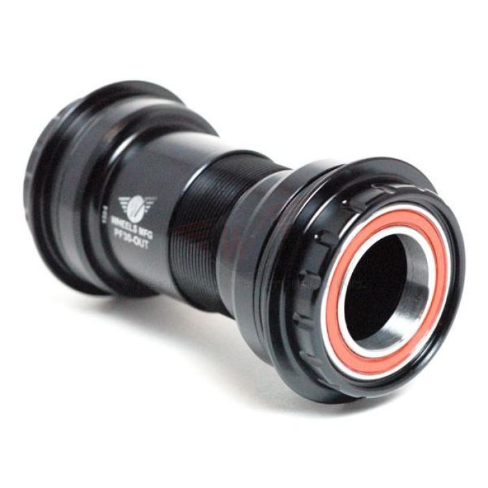 Wheels MFG PF30 Outboard Angular Contact BB for 24mm Cranks (Shimano) - Black PF30-OUT-3. Bearings: Enduro Angular Contact