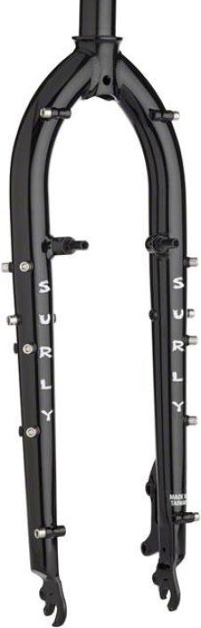 Surly Ogre Fork 29&quot; / 27.5&quot;+ Terashaarukka 29&quot; / 27.5&quot;+ -kiekoille. Levyjarru ja irroitettavat Canti-tapit.