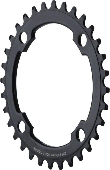 Dimension 36/104 middle chainring Eturatas Musta 104mm BCD 4-Bolt 36T