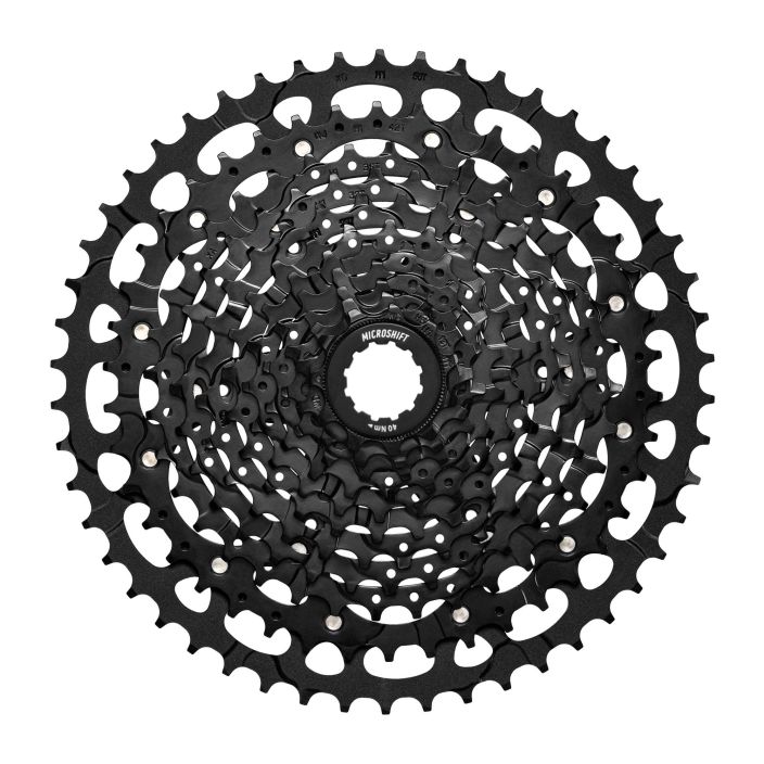 Microshift Advent MX H-Series 11 Speed SpeedRamp Cassette 11-50 Ed Black Microshift Advent MX H-Series 11 Speed SpeedRamp Cassette 11-50 Ed Black