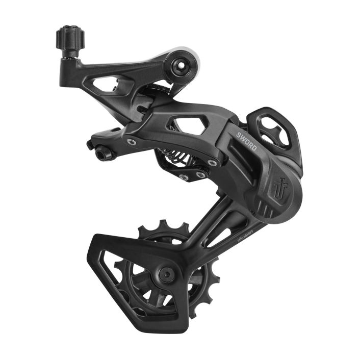 Microshift Sword Black Derailleur 9/10 speed. Sword takavaihtaja 9/10 speed. 11-48 pakalle. Advent ja Advent X yhteensopiva.