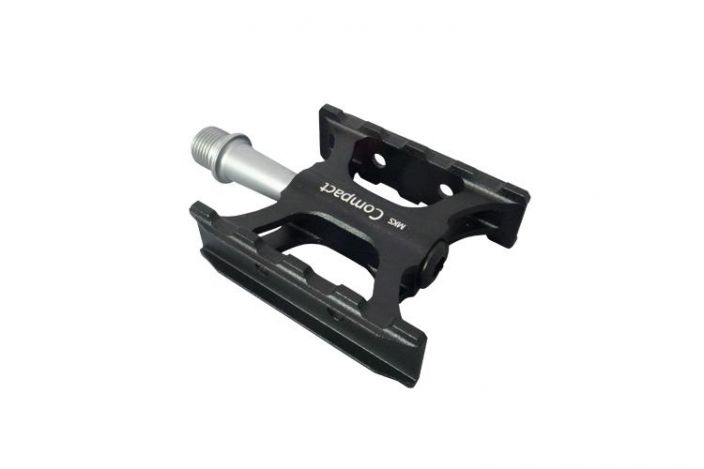 MKS Pedal Compact Black Kevyt ja tukeva kaksipuolinen poljin. CNC Alumiinirunko Terasakseli Suojatut laakerit Koko: 75x67mm