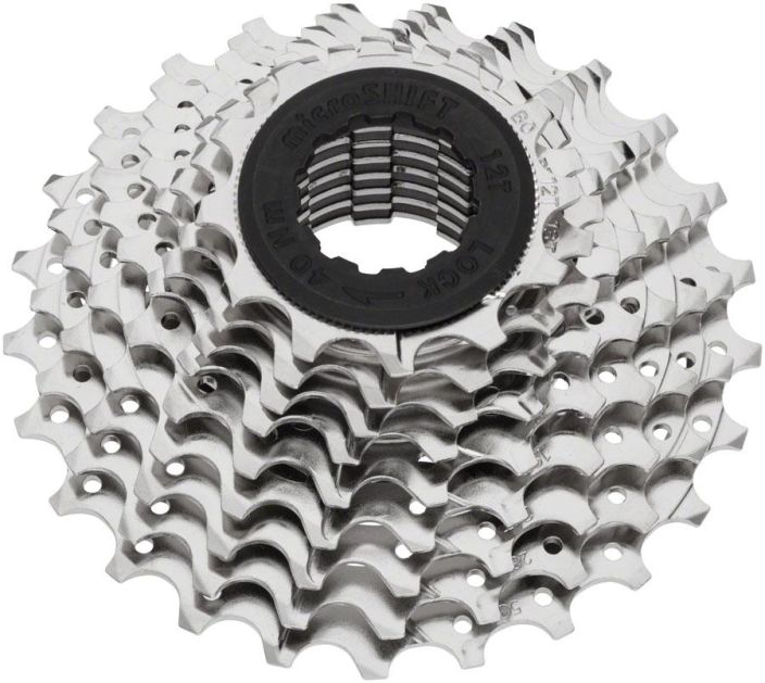 Microshift 12-25T CP 9sp 9-vaihteinen pakka. Sram/Shimano 12-25