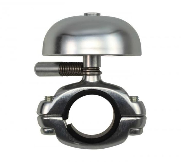 Crane Bell Mini Karen Die Cast Matte Silver Laadukas Japanilainen soittokello hienolla metallisella aanella. Sopii 25.4mm ja