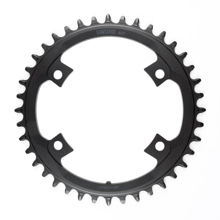 Microshift Sword Chainring 40 110BCD Eturatas Sword kampiin. 40T 110BCD Narrow Wide