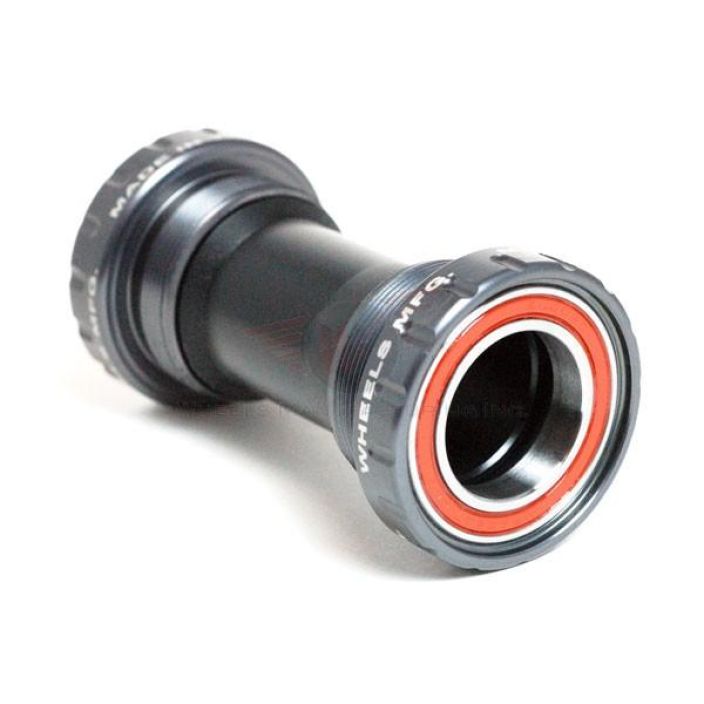 Wheels MFG Threaded Road Angular Contact BB for 24/22mm Cranks (SRAM) - Gray BB-ROAD-17. Bearings: Enduro Angular Contact