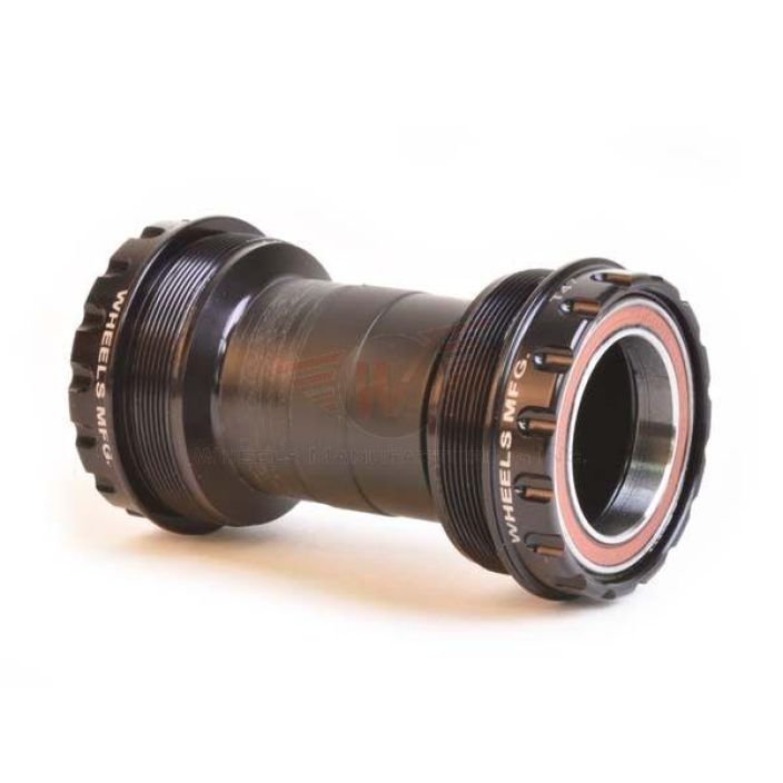 Wheels T47 Outboard Angular Contact BB for 30mm Cranks - Black T47-OUT-30MM-AC. T47 threaded BB cups for T47 frames and 30mm