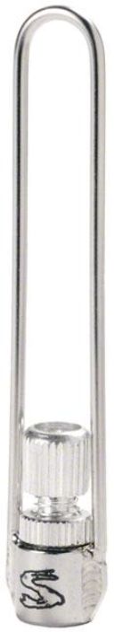 Surly SS Steel Brake Hanger Teraksinen jarruvaijerin stoppari. Asennetaan satulatolpan kiristin ruuvin keskelle. Pituus 75mm