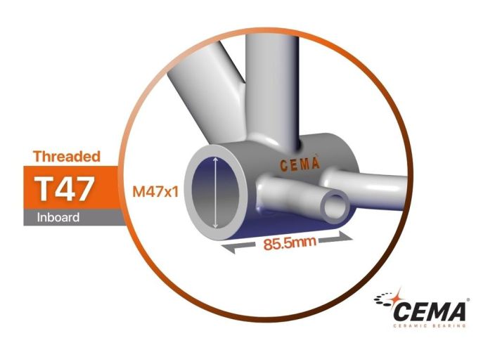 Cema T47 - TREK for FSA386/Rotor/Raceface 30mm tuotekuva 1