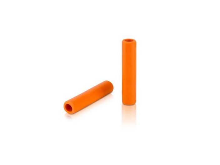 XLC Silikoni Tupit Orange Kevyet ja hyvan tuntuman antavat silikoniset-gripit maastopyoraan. Cyan Pituus 130mm Halkaisija