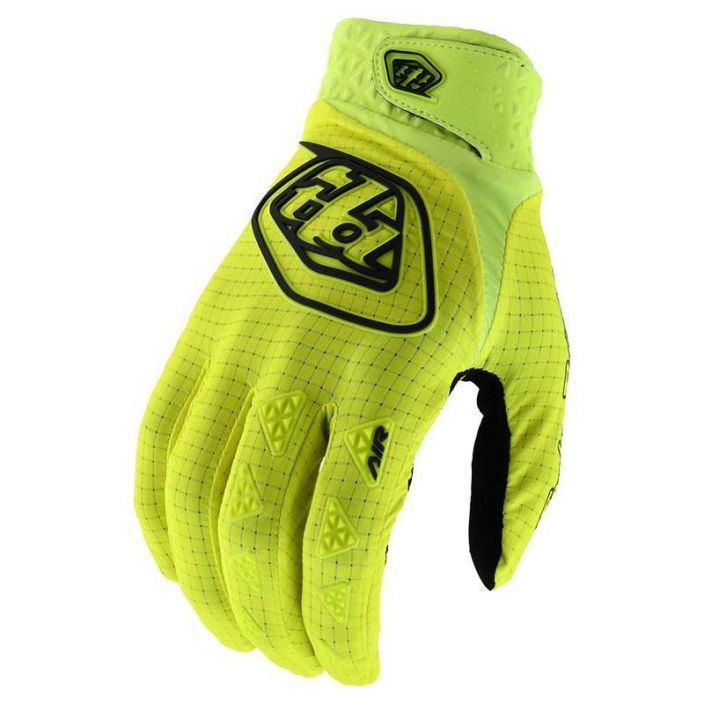 Troy Lee Designs Air Glove Flo Yellow Kevyet ja hengittavat pitkat ajohanskat. Neon keltainen