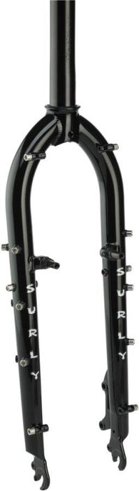 Surly Troll Fork Terashaarukka 26&quot;-kiekoille. Rengastila jopa 26 x 3&quot; Levy tai vannejarrulle