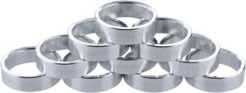 Problem Solvers Problem Solvers Headset Stack Spacer Silver - 28.6 10mm