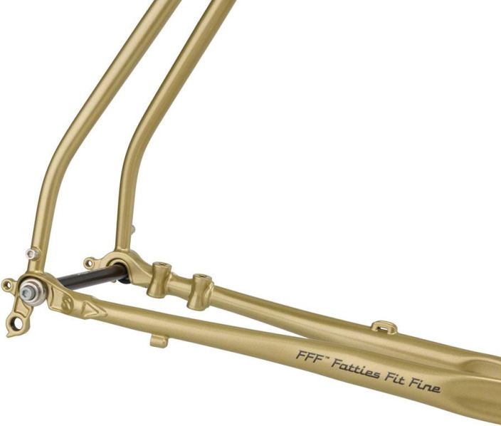 Surly Midnight Special Frameset Fool's Gold Teraksinen jokapaikanrunko. Huono asfaltti tai hiekkatie, jopa metsapolut,