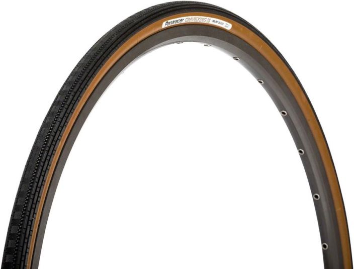Panaracer Gravelking SS Brown 28mm Semislick Cyclocross-Gravel -rengas Pistosuojattu 700c/622 28mm / 310gr Taitettava