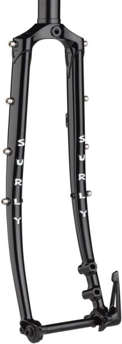 Surly Disc Trucker Fork 700c Thru-Axle Black Terashaarukka 700c -kiekoille. Rengastila 700c x 50mm 100x12mm -navalle Flat