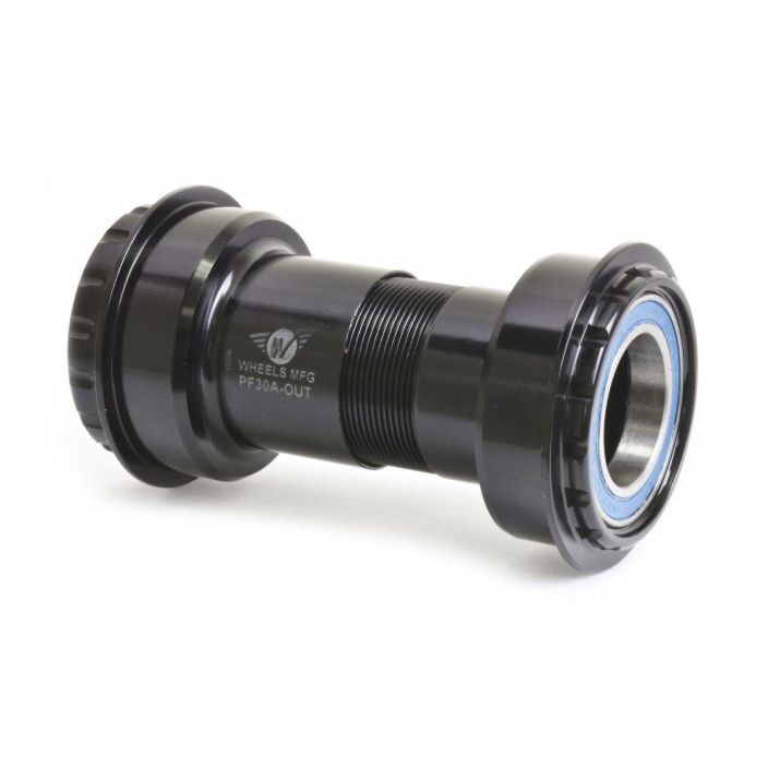 Wheels MFG PF30A Outboard ABEC-3 BB for 24mm Cranks PF30A-OUT-SHIM Specifically designed for installing 24.00mm spindle