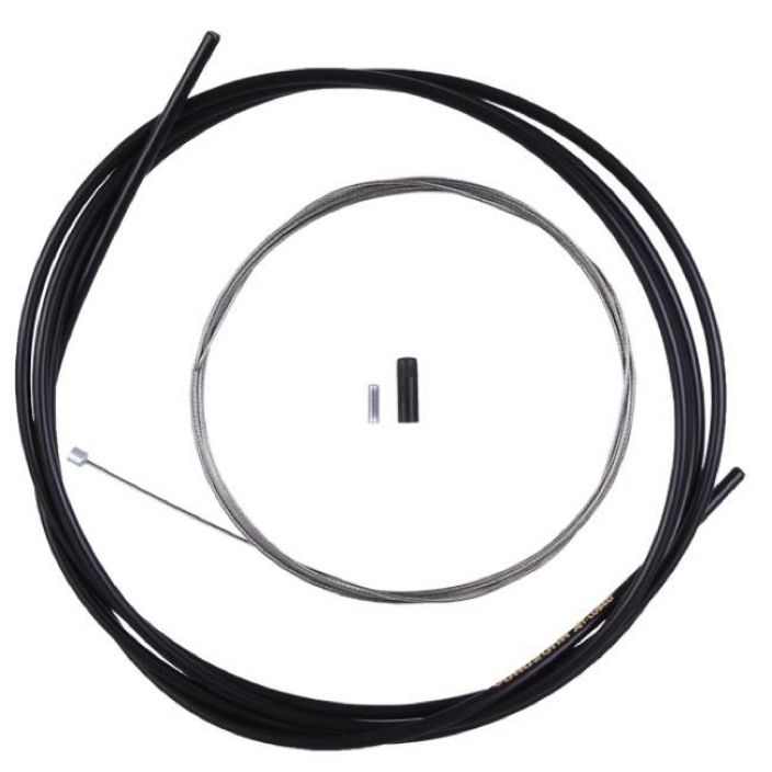Yokozuna Premium 1x Derailleur Cable/Housing Set Sisaltaa 3mm paksut erittain ohuet ja hyvin toimivat vaihdekuoret ja 1.0mm