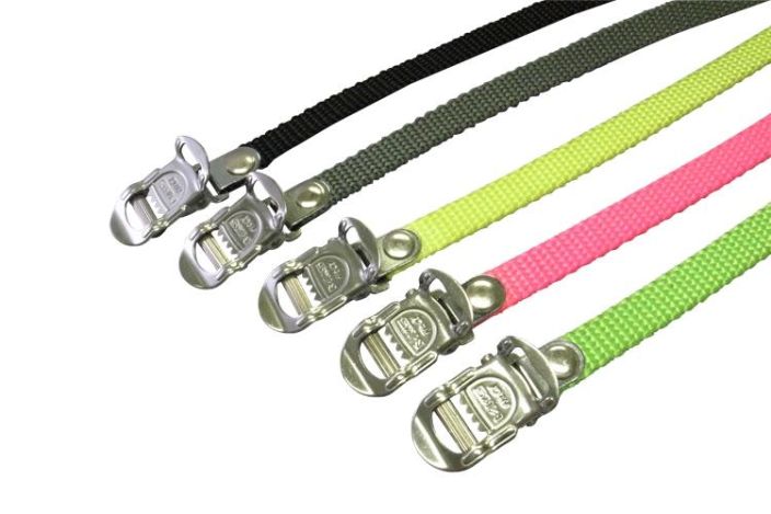 MKS Toe Straps Fit-A First Nyloniset varvaskoukun remmit. Pituus 420mm Leveys 13mm