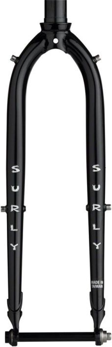 Surly Midnight Special Fork Terashaarukka 650b / 700c-kiekoille. Suora kaulaputki: 28.6mm Jarrutyyppi: Flat-mount disc