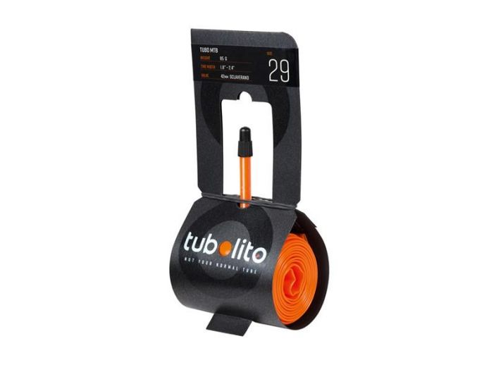 Tubolito Tubo-MTB 29 x 1,80-2,40 Presta 42 mm Erittain kevyt ja pieneen tilaan meneva sisarengas. Koko: 29&quot; x 1.8&quot;-2.4&quot;