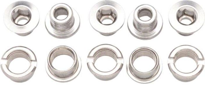 Problem Solvers Rattaanpultit single 6mm CroMo Kirkas - 5kpl pussi - Cromo - Kirkas - Pituus 6mm