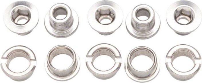 Problem Solvers Rattaanpultit single 6mm Rosteri Kirkas - 5kpl pussi - Stainless Steel - Kirkas - Pituus 6mm