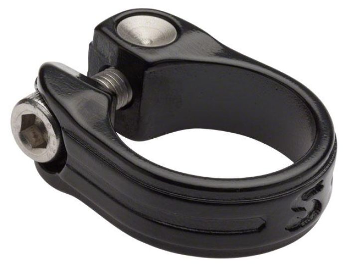 Surly Stainless Seatpost Clamp 33.1 Black Teraksinen satulatolpan kiristin. Koko: 33.1mm Musta