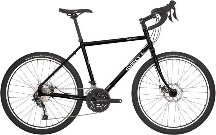 Surly Disc trucker 26&quot; Black Uusittu Klassikko! Terasrunkoinen joka paikan hoyla! Kaikki mahdolliset kiinnityspaikat, tama