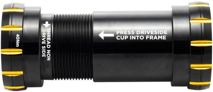 Cane Creek Hellbender Neo BB30 Bottom Bracket Uusilla HELLBENDERneo -laakereilla oleva BB30-keskio. BB Shell Width (mm): 68