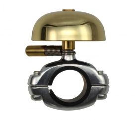 Crane Bell Crane Bell Mini Karen Die Cast Gold Brass