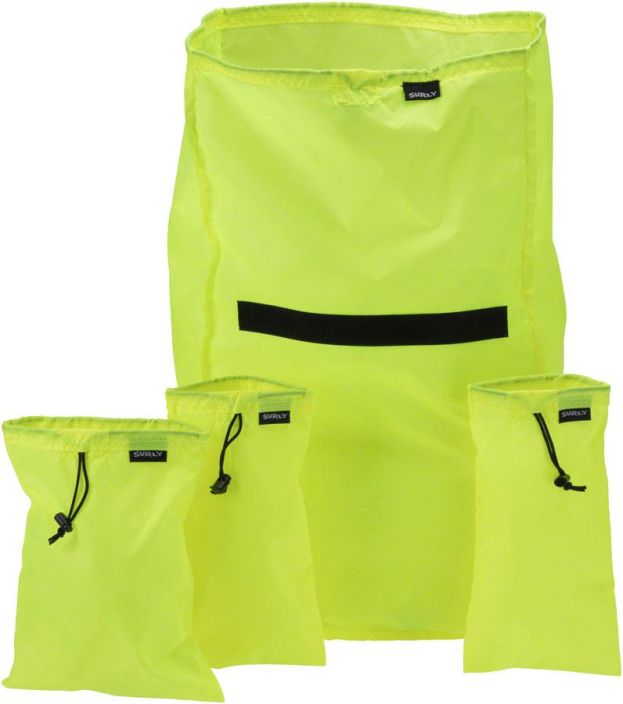 Surly Petite Porteur Bag Liner Set Surly Petite Porteus House -laukkuun suunniteltu pussisarja. Kirkas vari auttaa loytamaan