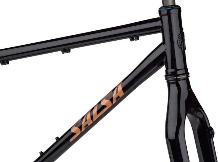 Salsa Fargo Frameset 29 Steel Black Fargo is Salsa’s steel drop-bar mountain bike that offers a winning combination of