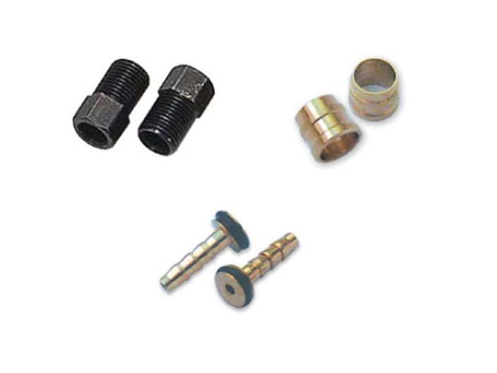 XLC BR-X65 Hydraulic disc brake hose connection kit, for Tektro/XLC, front or rear, 6 pieces Hydraulisen levyjarrun