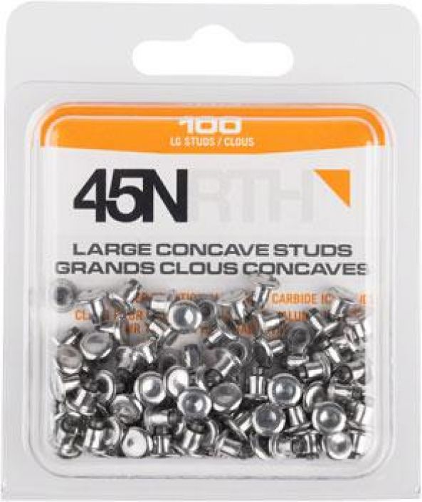 45NRTH Large Concave Carbide Aluminum Studs - 100 Pack Vaihtonasta 1 100 kpl.