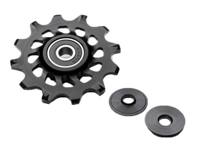 ABSOLUTEBLACK Pulley wheels XX1 Pulleys (12T) 12-hampainen Sopii SRAM XX1. X01, X1 ja Force CX1 Materiaali: Delrin