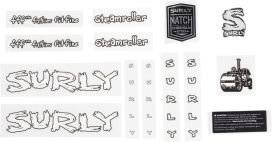 Surly Surly Steamroller Decal Set - White New