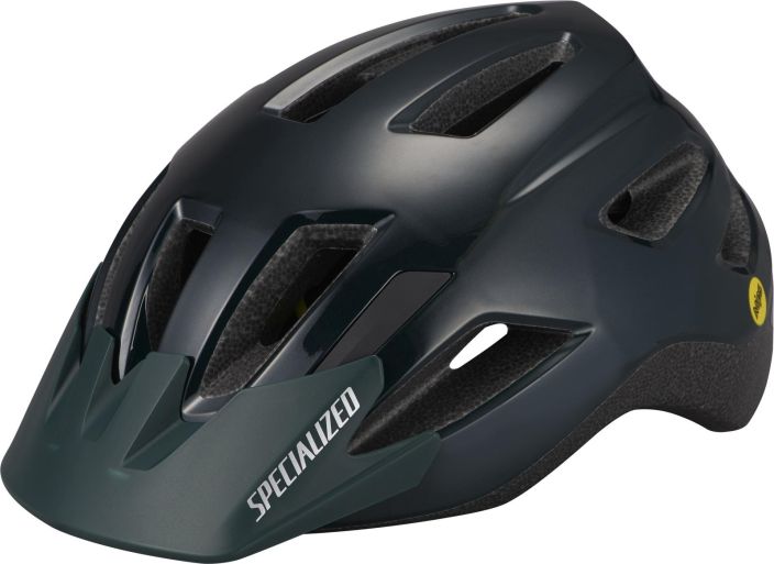 Specialized Shuffle Child LED MIPS Forest Green Hyvin suojaava lasten kypara. Mips-teknologialla Led-valo takana Heijastimet
