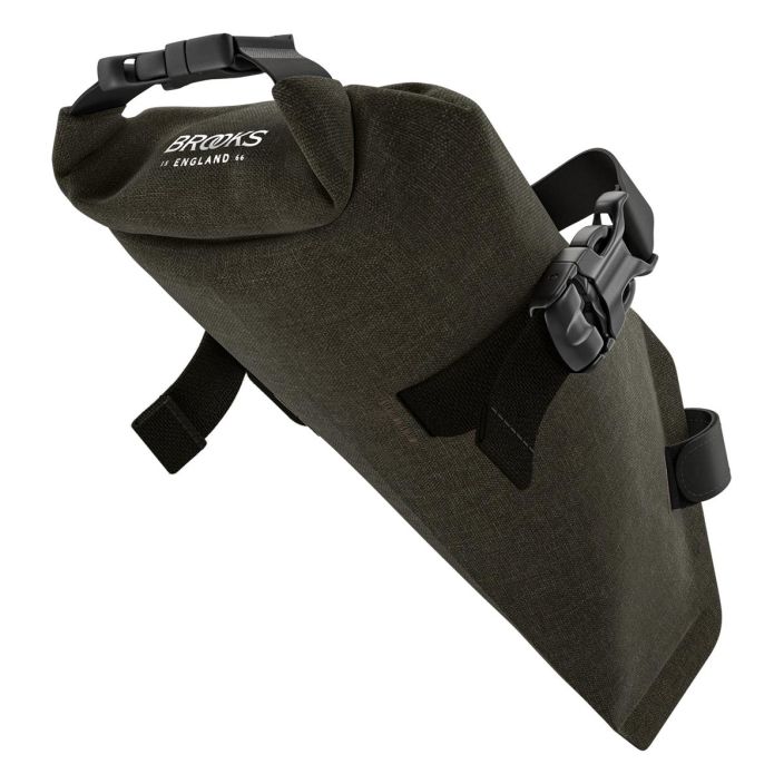 Brooks Scape Saddle roll bag Mud Green