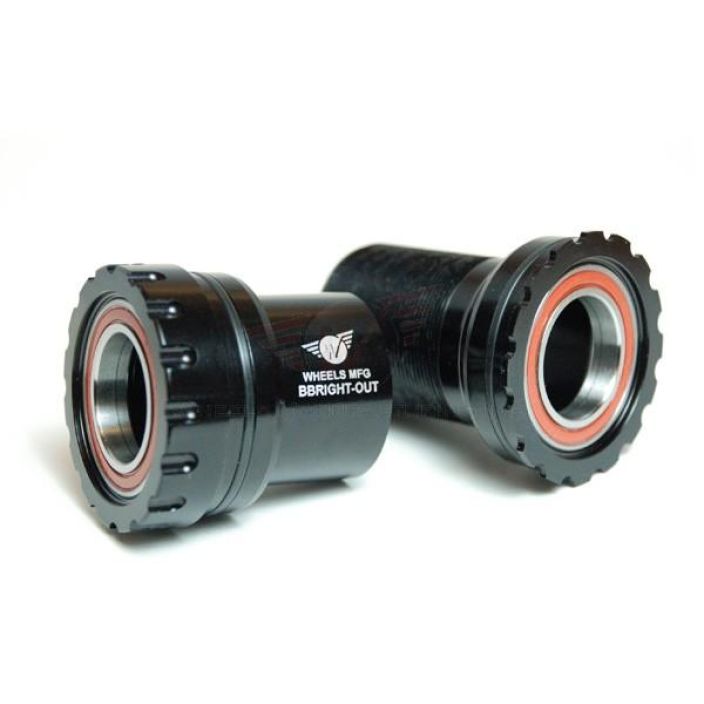 Wheels MFG BBRight™ Outboard Angular Contact BB for 24mm (Shimano) Cranks - Black tuotekuva 1