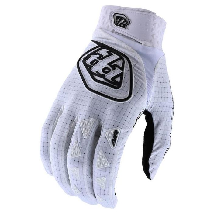 Troy Lee Designs Air Glove White Kevyet ja hengittavat pitkat ajohanskat. Valkoinen