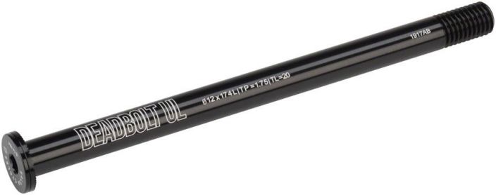 Salsa Deadbolt Ultralight Thru-Axle Rear 12mm / 174mm / 1.75 / 20mm Lapiakseli taakse. Halkaisija: 12mm Pituus: 174mm