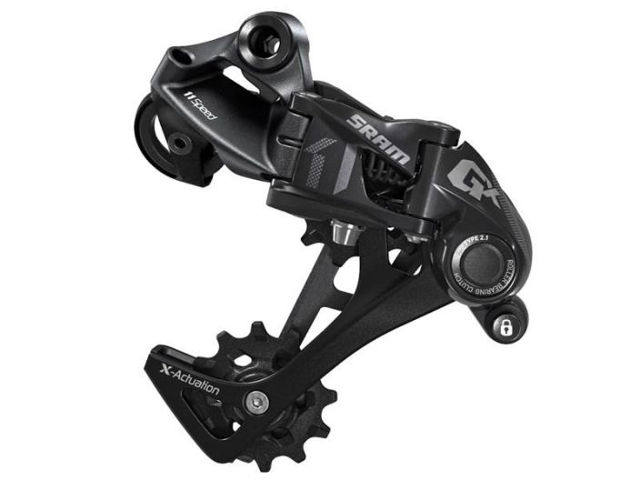 SRAM GX Type 2.1 Long 11v. 11-vaihteinen type 2.1 takavaihtaja maastopyoriin. max 42h black/grey