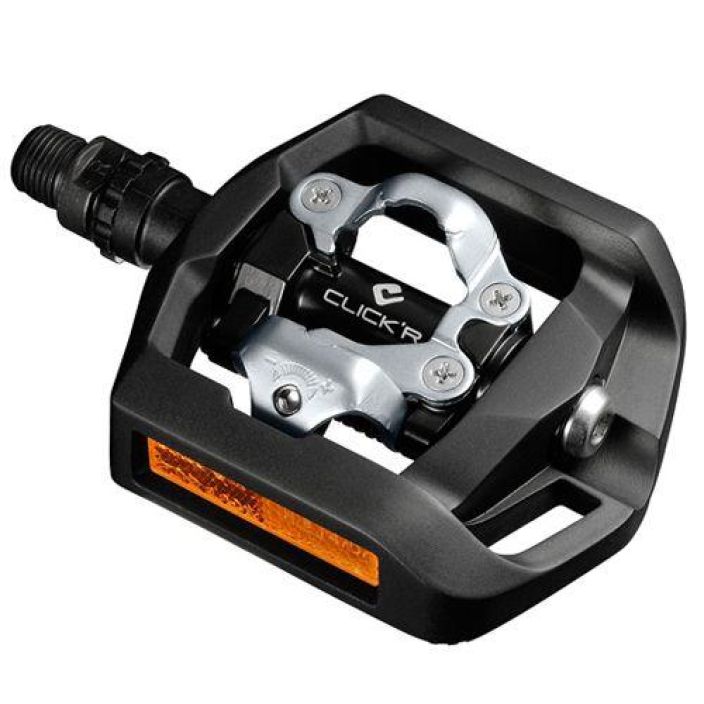 Shimano PD-T421 kombi poljin Kombipoljin. Lukkopoljin jonka toinen puoli normaalille kengalle. SPD-maastoklossille