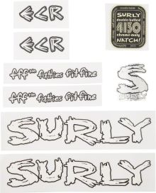 Surly Surly ECR Frame Decal Set White