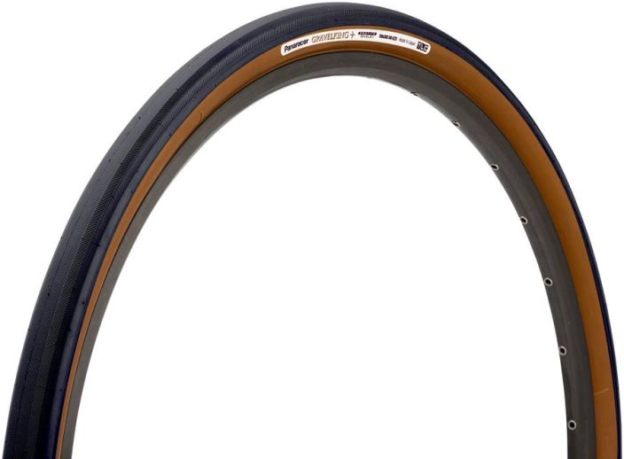 Panaracer Gravelking Slick Brown 35mm Maantie-Gravel -rengas. Pistosuojattu. 700c / 622 35mm 310gr Taitettava Tubeless Ready
