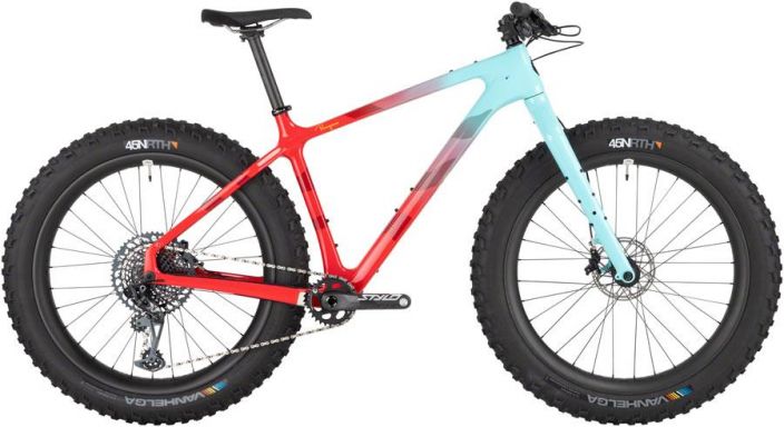 Salsa Beargrease Carbon X01 27.5 Carbon, Red/Teal Fade