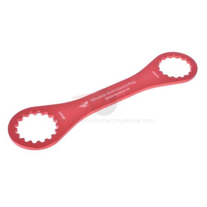 Wheels Mfg Double End BB Wrench, 48.5mm / 44mm Keskioavain Wheels MFG:n keskelta kierteellisiin keskioihin. Halkaisijat: