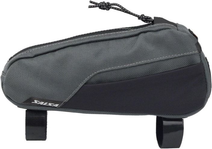 Salsa EXP-R Series Trillium Top Tube Bag - Small, Gray The EXP-R Series Trillium Top Tube Bag puts your gravel ride gear