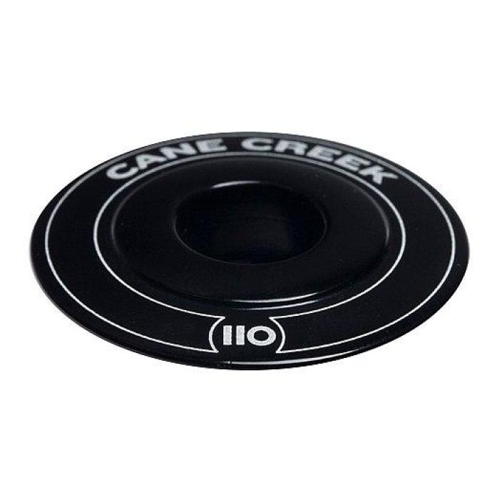 Cane Creek 110 Top Cap Black Ohjainlaakerin kansi ohjainkannattimen paalle. 28.6mm / 1 1/8&quot; Musta